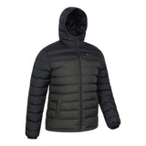 Mountain Warehouse Mens Seasons II Camo Padded Jacket Khaki Green