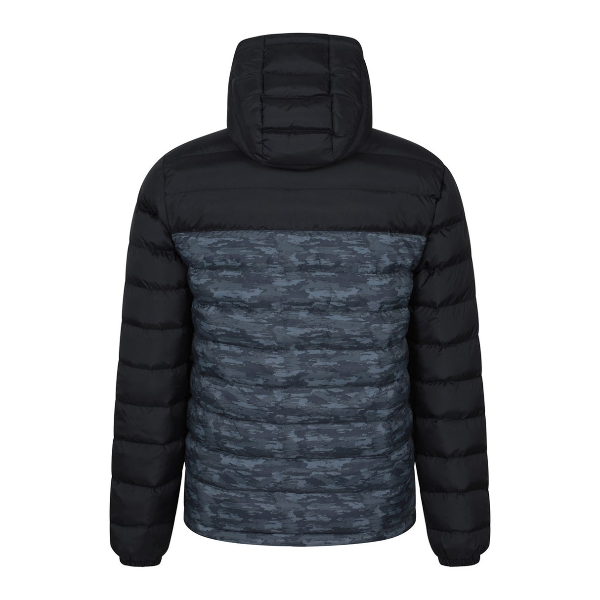 Mountain Warehouse Mens Seasons II Camo Padded Jacket Monochrome