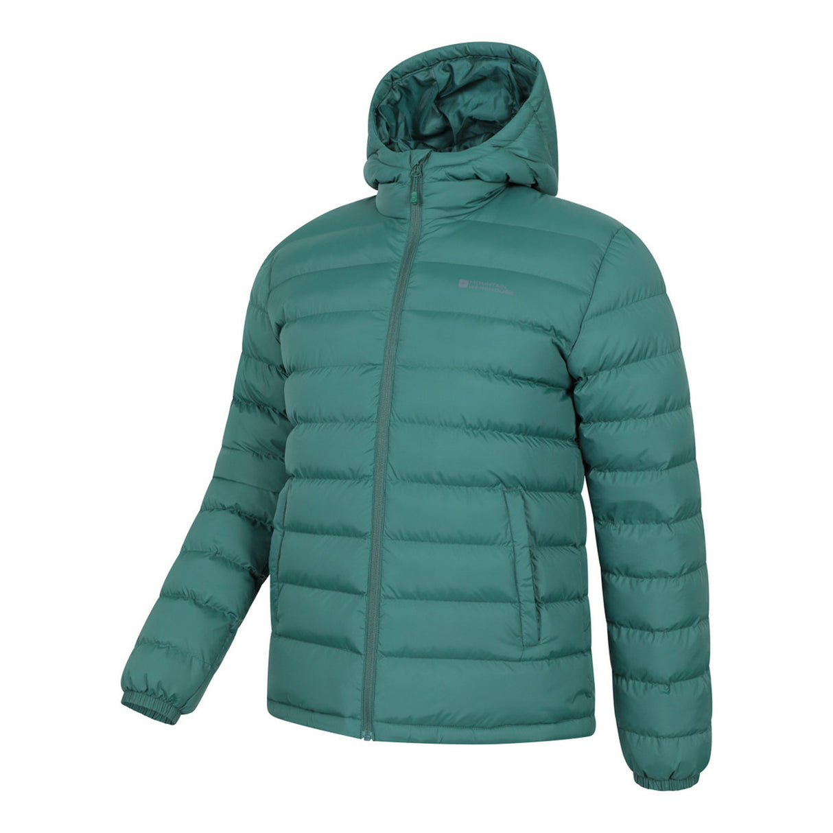 Mountain Warehouse Mens Seasons II Camo Padded Jacket Bright Green