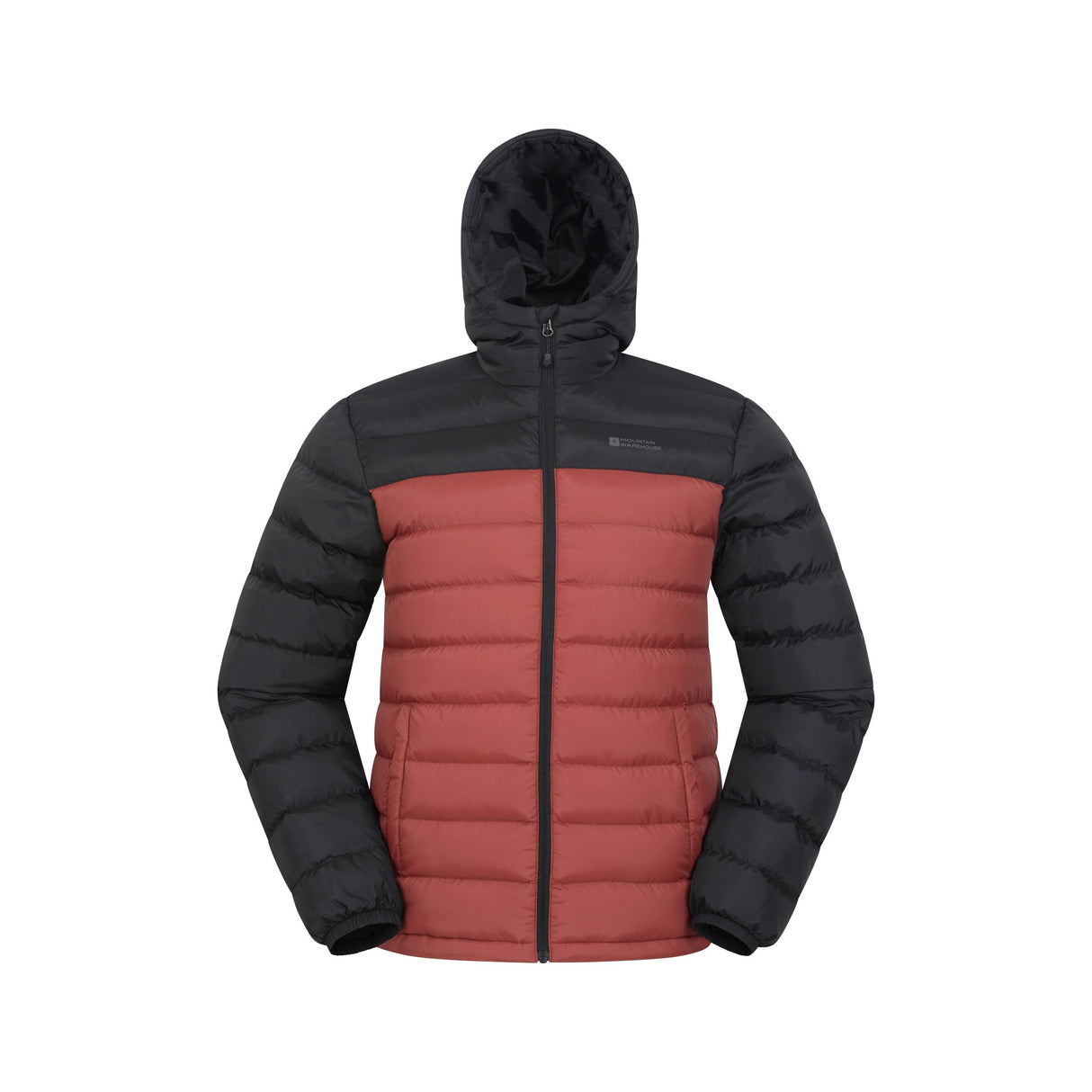 Mountain Warehouse Mens Seasons II Camo Padded Jacket Berry