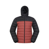 Mountain Warehouse Mens Seasons II Camo Padded Jacket Berry