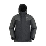 Mountain Warehouse Mens Dusk III Ski Jacket Black/Grey
