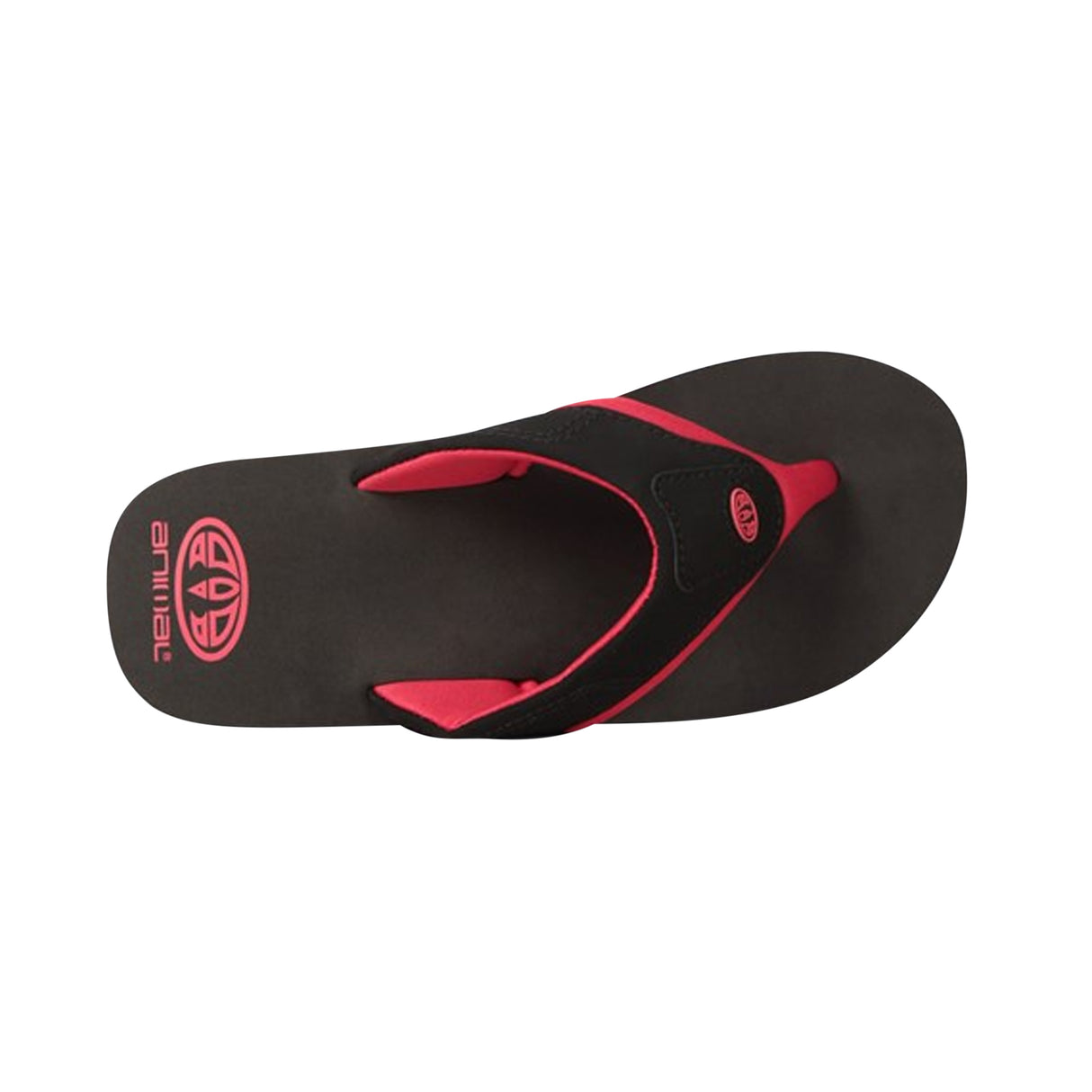 Animal Kids Jekyl Recycled Flip Flops Jet Black