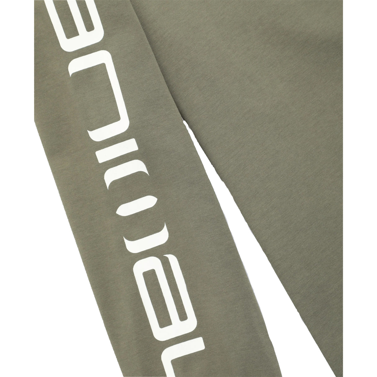 Animal Mens Tommy Back Print Organic Long-Sleeved T-Shirt Khaki Green