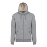 Mountain Warehouse Mens Dalton Borg Lined Full Zip Hoodie Grey