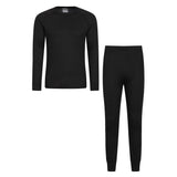 Mountain Warehouse Mens Talus Thermal Base Layer Set Black