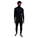 Mountain Warehouse Mens Summit Merino Wool Funnel Neck Thermal Top Black