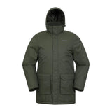 Mountain Warehouse Mens Ranger Padded Parka Khaki Green