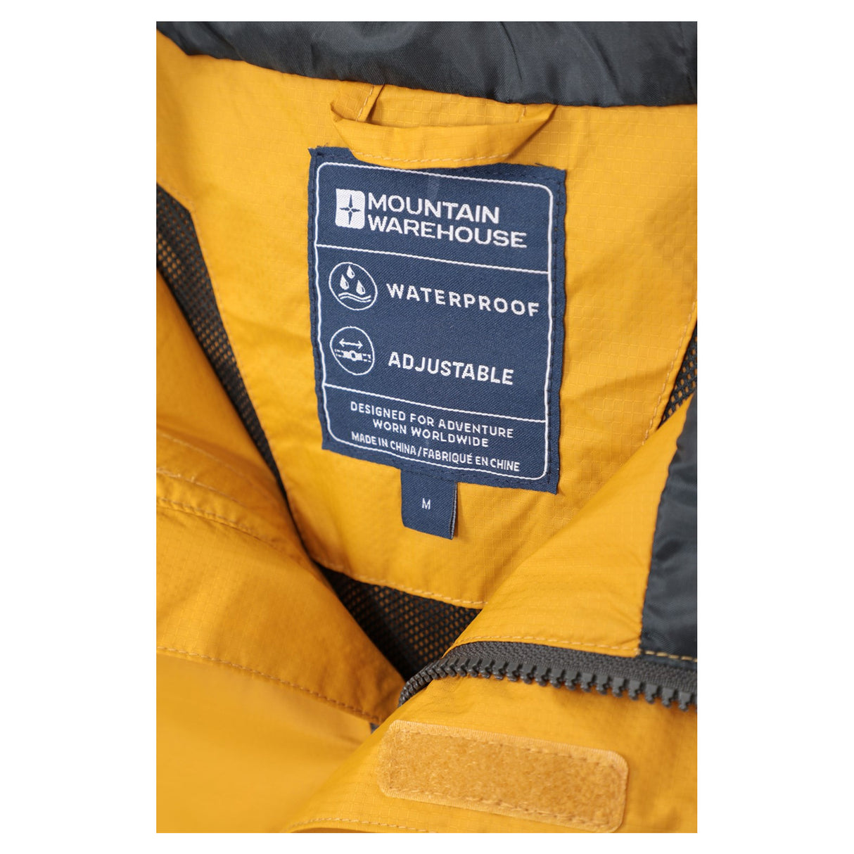 Mountain Warehouse Mens Torrent Waterproof Jacket Yellow