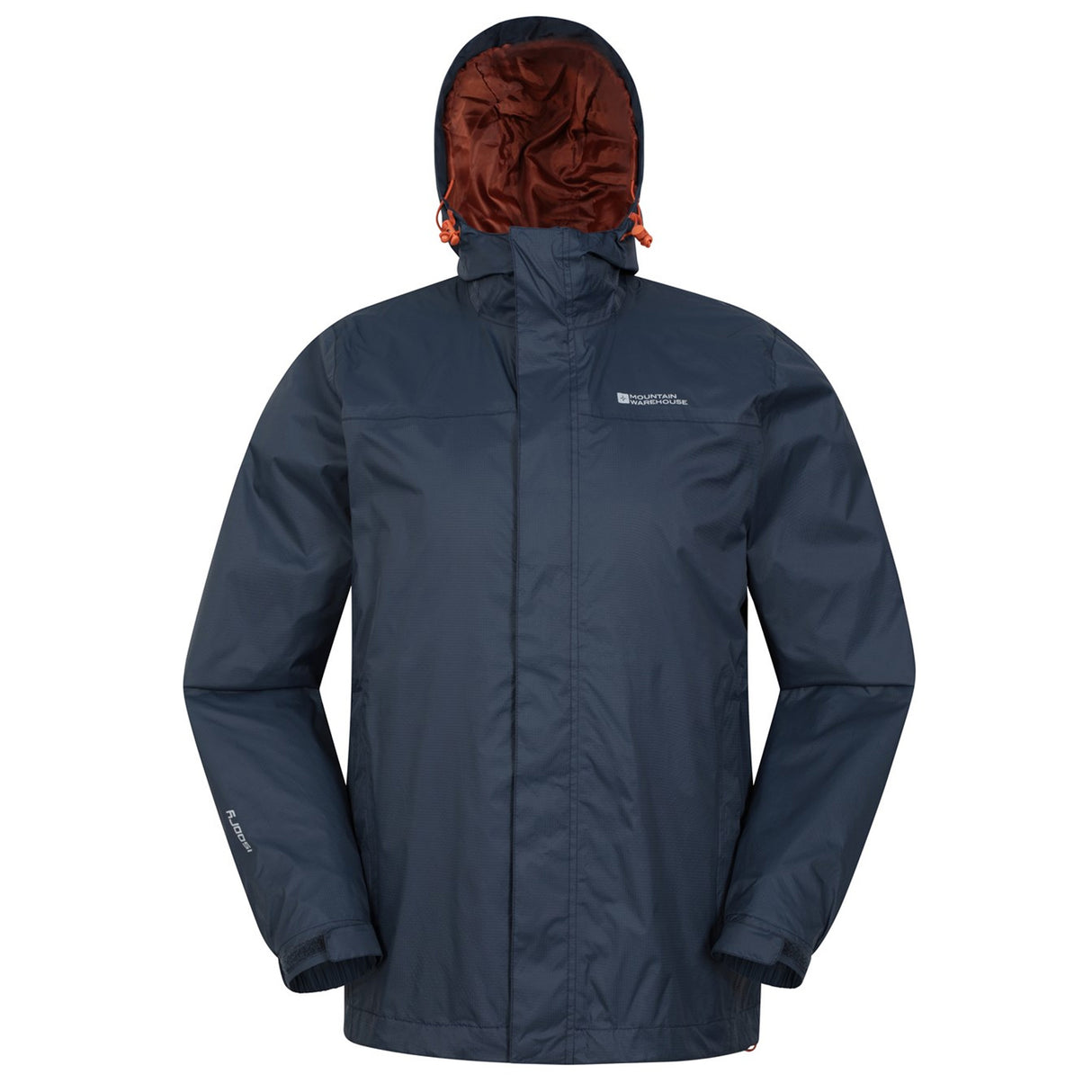 Mountain Warehouse Mens Torrent Waterproof Jacket Dark Blue