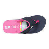 Animal Kids Swish Contrast Recycled Flip Flops Space Pink