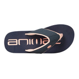 Animal Womens Marti Recycled Flip Flops Navy