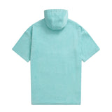 Animal Kids Gill Towelling Organic Hooded Towel Turquoise