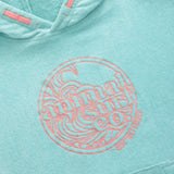 Animal Kids Gill Towelling Organic Hooded Towel Turquoise