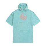 Animal Kids Gill Towelling Organic Hooded Towel Turquoise