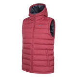 Mountain Warehouse Mens Seasons Hooded Padded Gilet Red