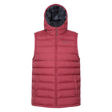 Mountain Warehouse Mens Seasons Hooded Padded Gilet Red