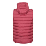 Mountain Warehouse Mens Seasons Hooded Padded Gilet Red