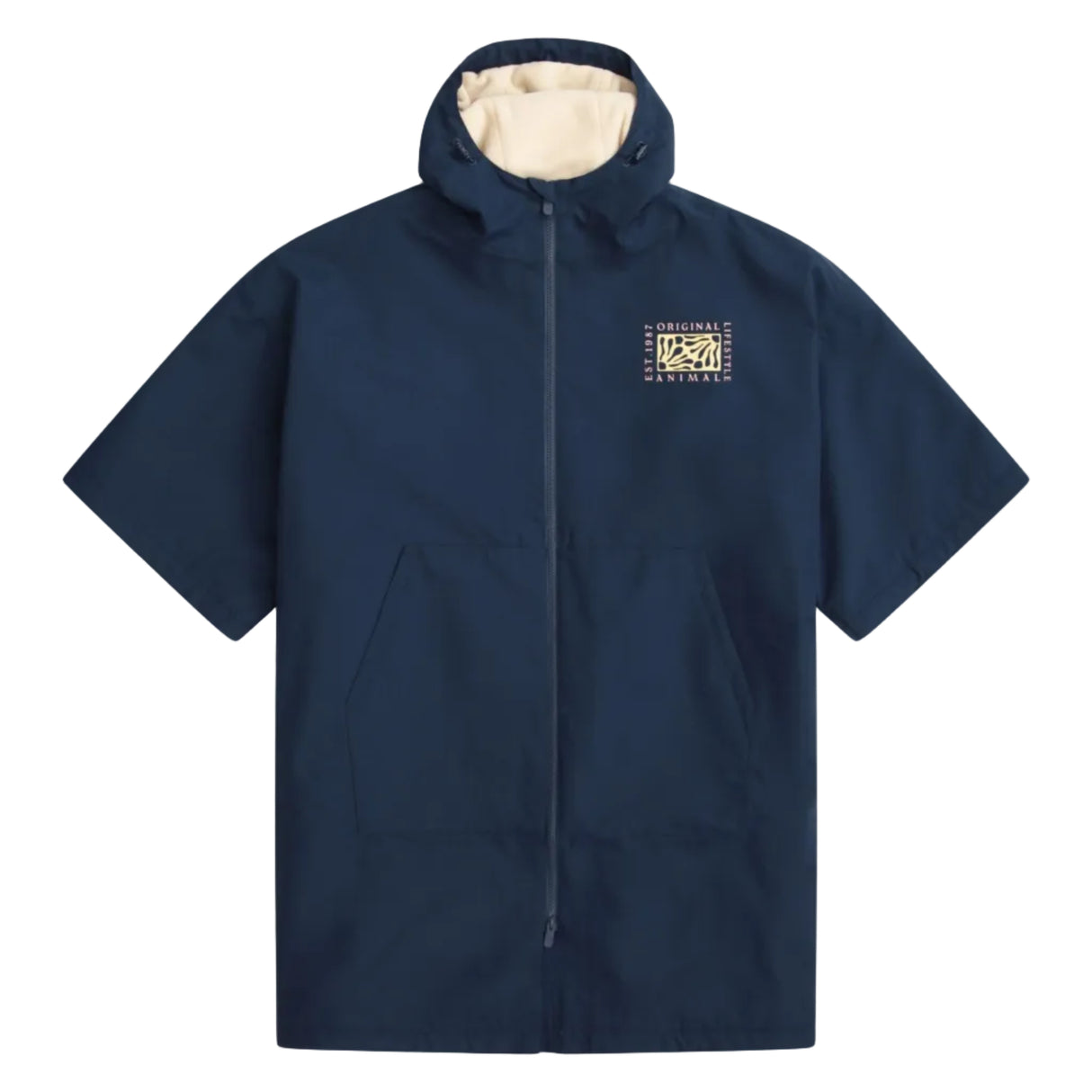 Animal Womens Misty Fleece Lined Recycled Parka Blue