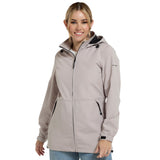 Animal Womens Pace Packable Waterproof Jacket Light Beige