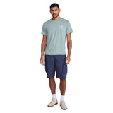 Animal Mens Jacob Back Print Organic T-Shirt Pale Green