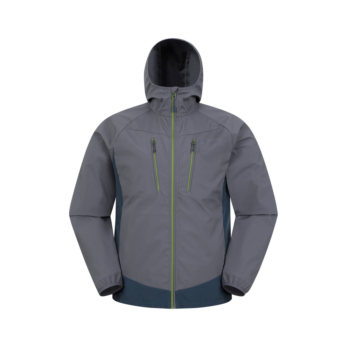 Mountain Warehouse Mens Ambit Lightweight Soft Shell Jacket Dark Grey