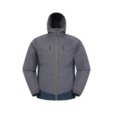 Mountain Warehouse Mens Ambit Lightweight Soft Shell Jacket Dark Grey