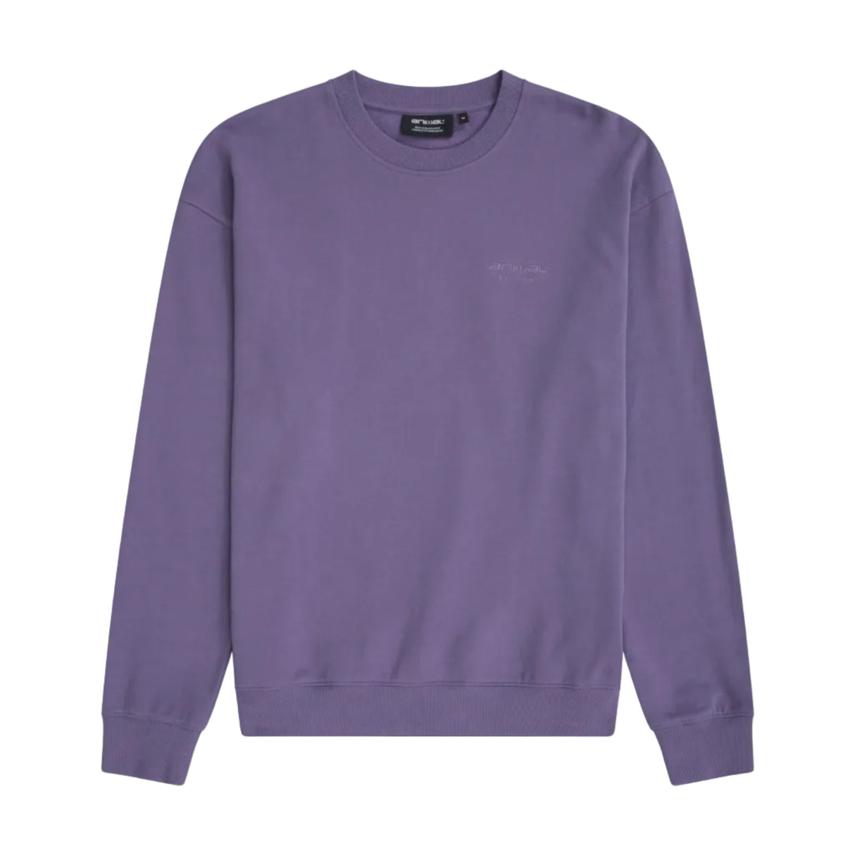 Animal Mens Jonah Organic Sweatshirt Purple