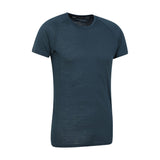 Mountain Warehouse Mens Summit II Base Layer Top Navy