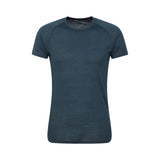 Mountain Warehouse Mens Summit II Base Layer Top Navy