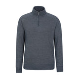 Mountain Warehouse Mens Bamburgh Half Zip Jumper Navy