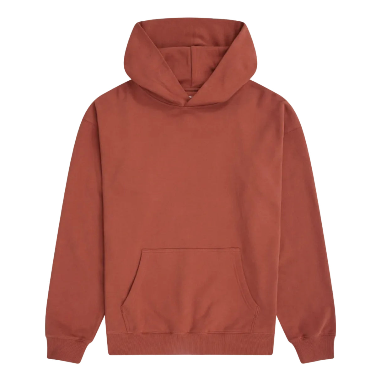 Animal Mens Icon Organic Drop Shoulder Hoodie Rust