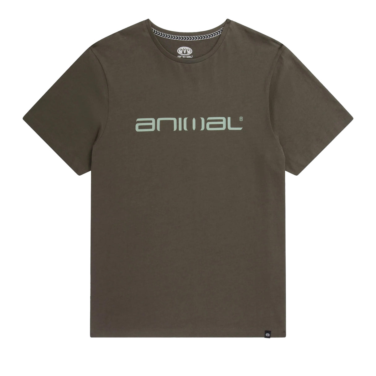 Animal Mens Classico Organic T-Shirt Green