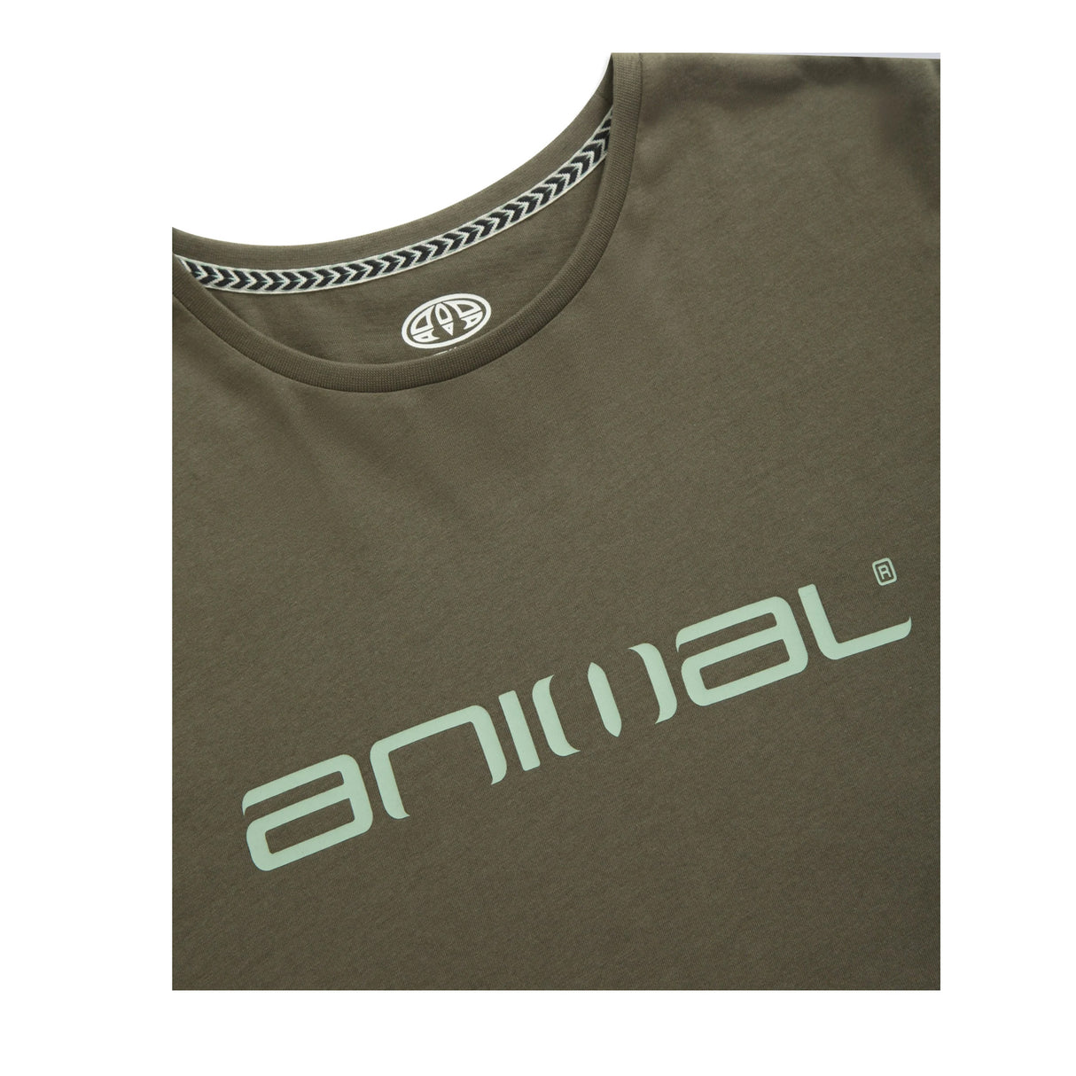 Animal Mens Classico Organic T-Shirt Green
