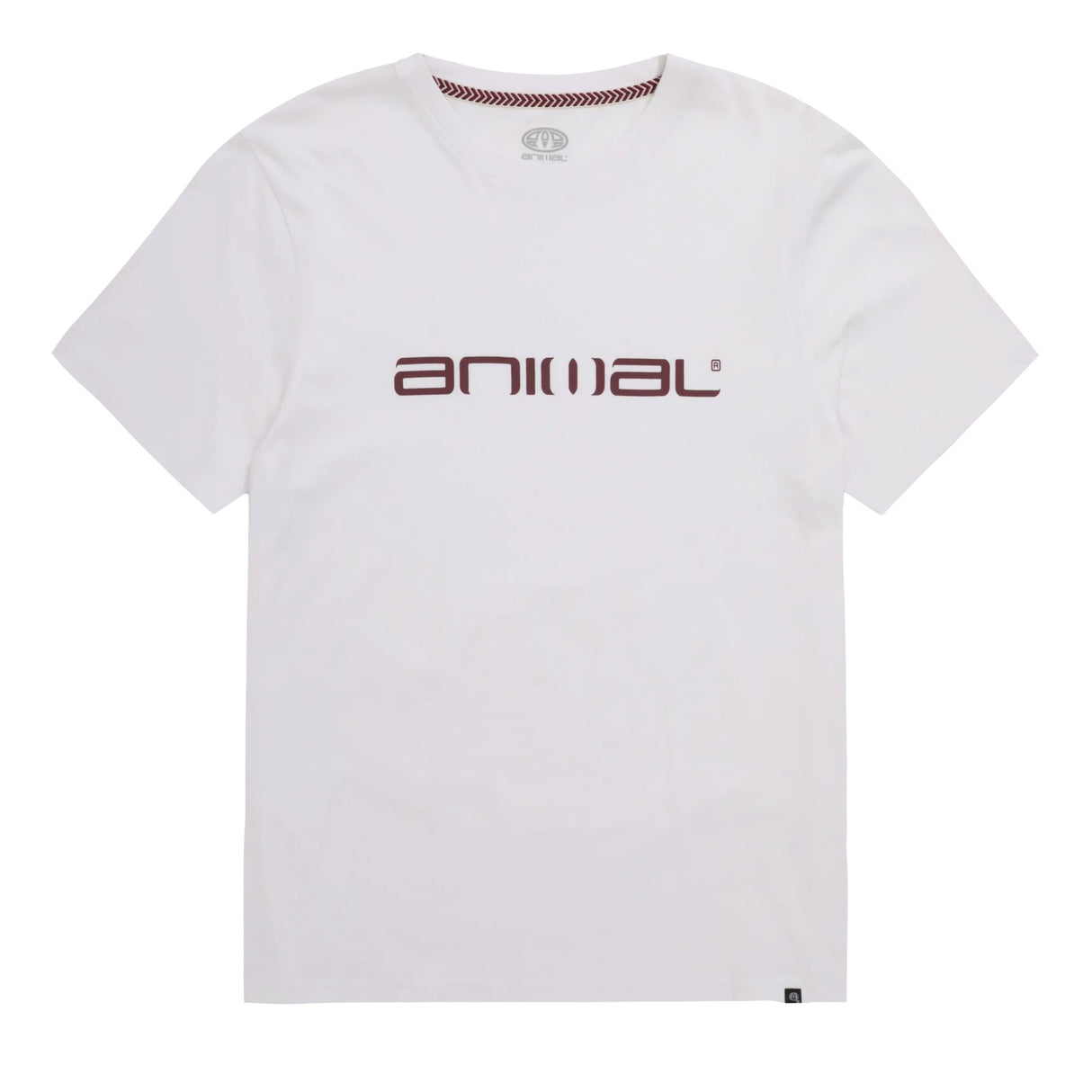 Animal Mens Classico Organic T-Shirt White