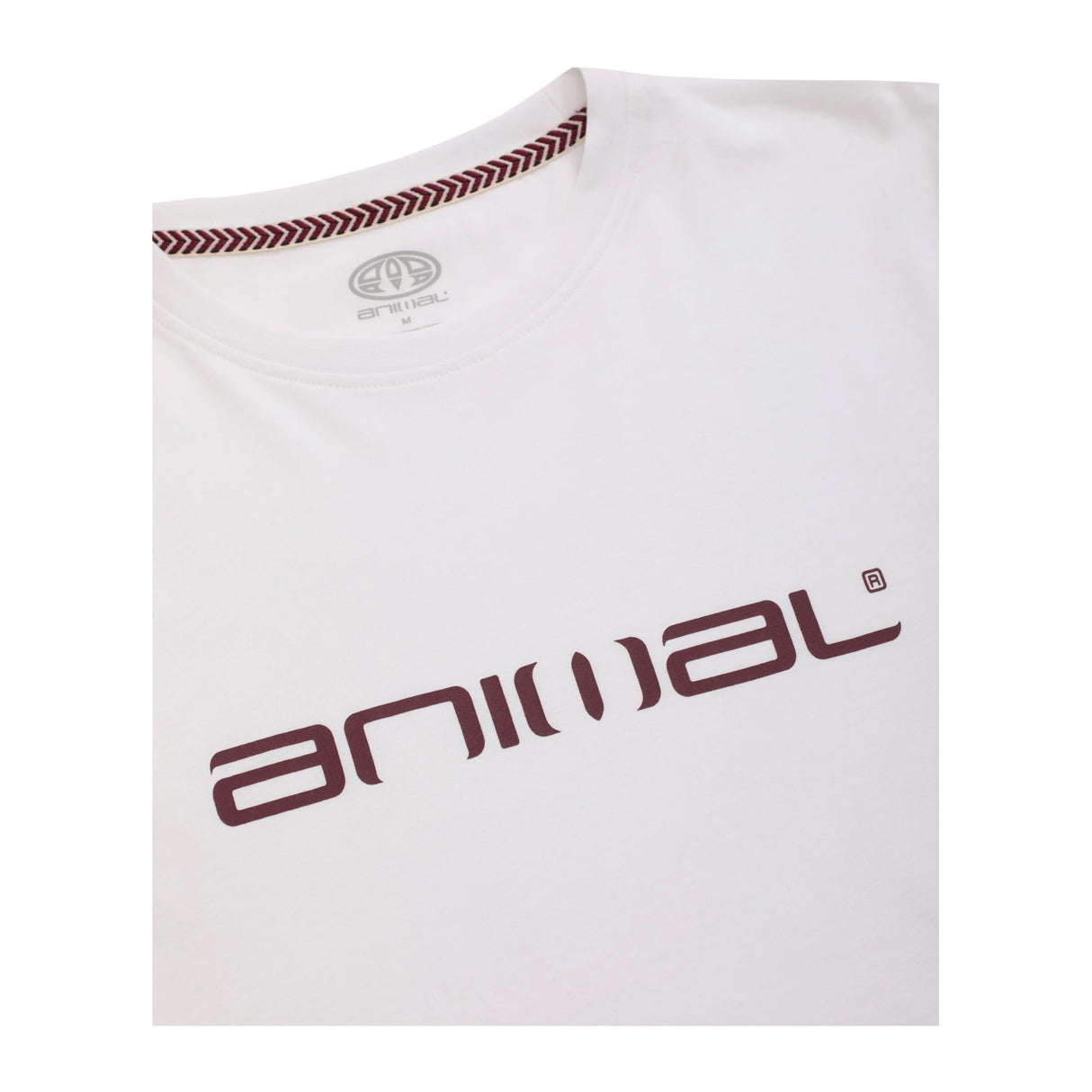 Animal Mens Classico Organic T-Shirt White