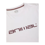Animal Mens Classico Organic T-Shirt White