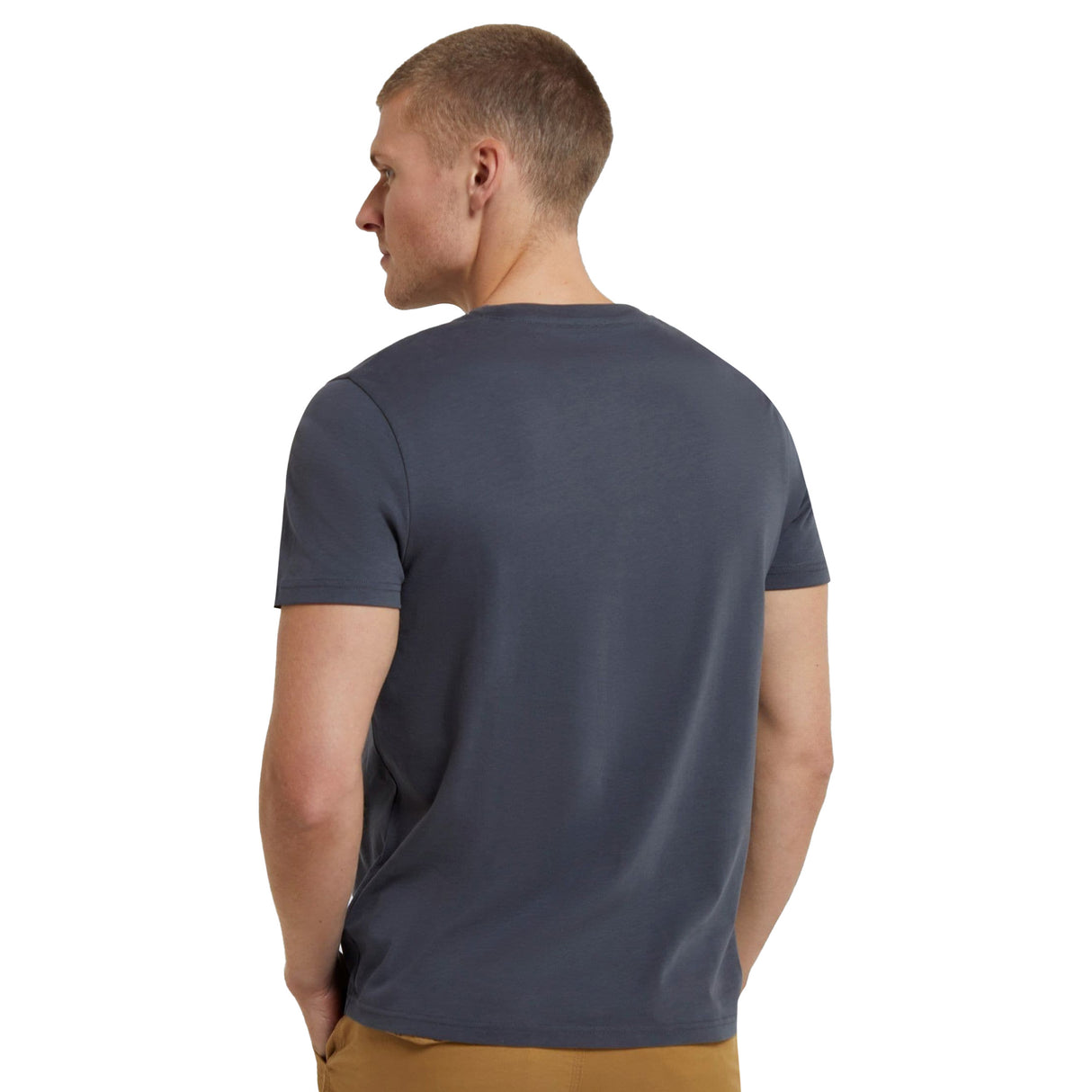 Animal Mens Classico Organic T-Shirt Charcoal