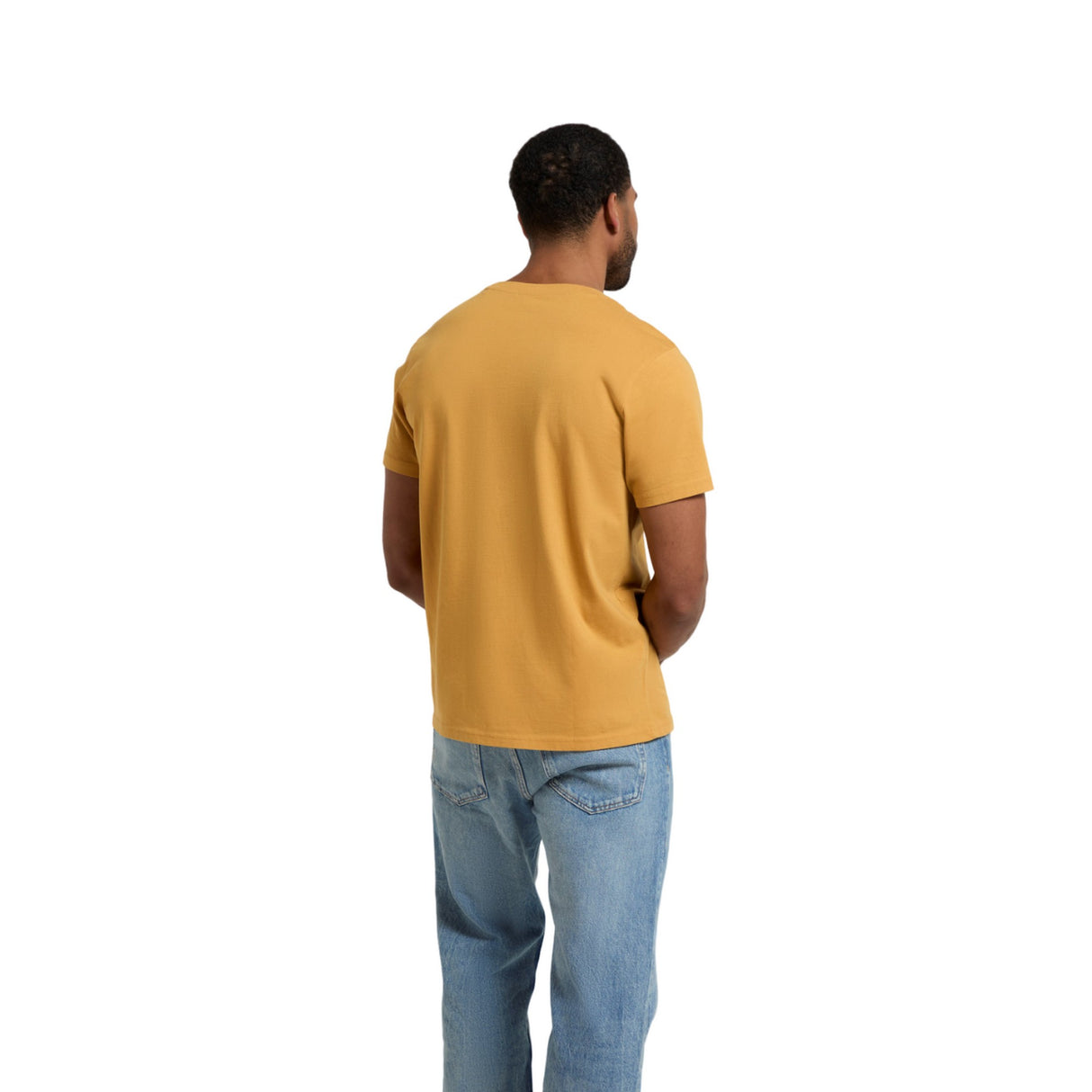 Animal Mens Classico Organic T-Shirt Mustard