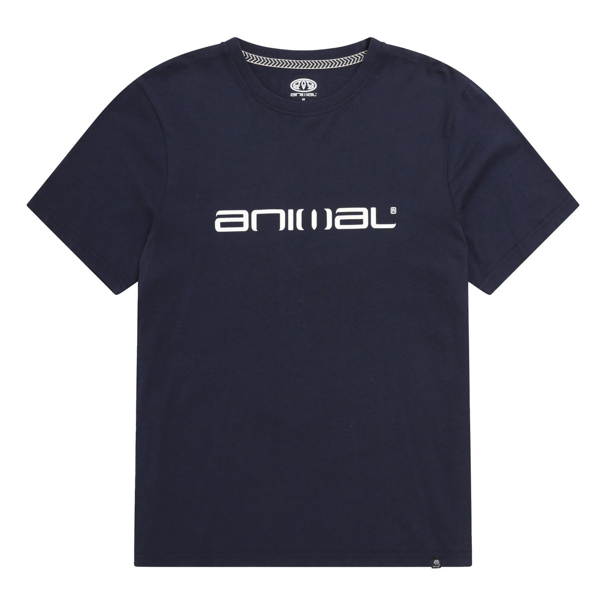 Animal Mens Classico Organic T-Shirt Navy