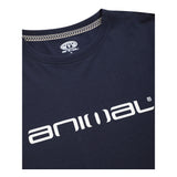 Animal Mens Classico Organic T-Shirt Navy