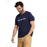 Animal Mens Classico Organic T-Shirt Navy