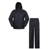 Mountain Warehouse Mens Pakka Jacket and Trousers Set Black