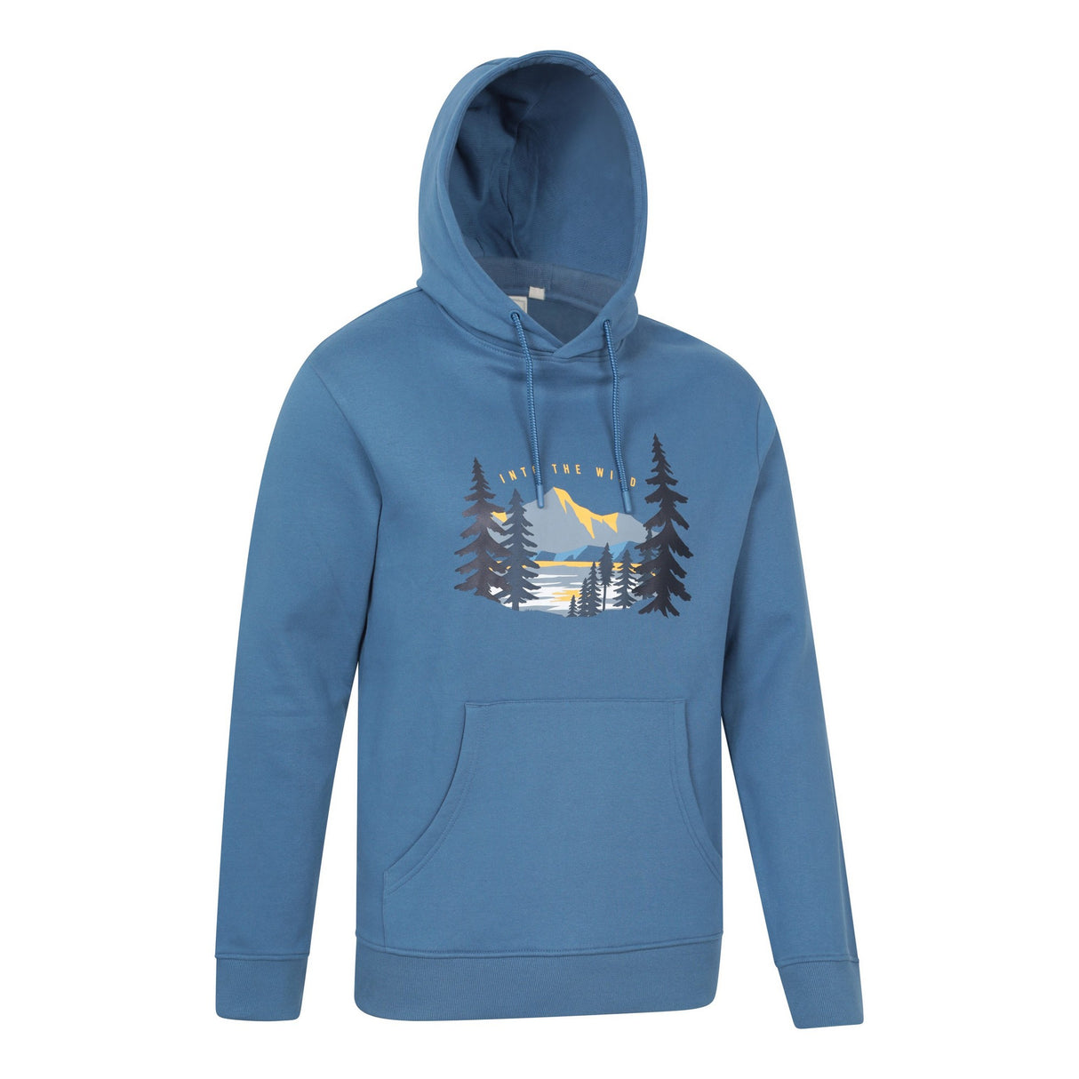 Mountain Warehouse Mens Into The Wild Hoodie Blue