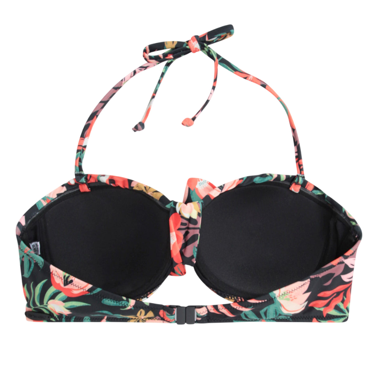 Animal Womens Docks Printed Front Tie Bikini Top Mixed