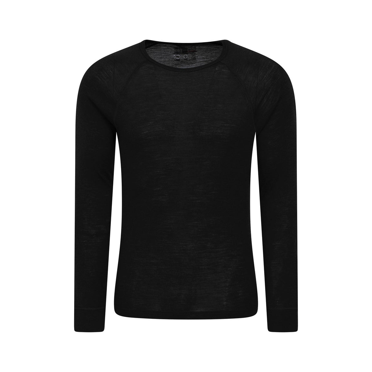 Mountain Warehouse Mens Merino Wool Thermal Top Black