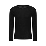 Mountain Warehouse Mens Merino Wool Thermal Top Black