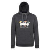 Mountain Warehouse Mens Great British Weather Overhead Hoodie Charcoal