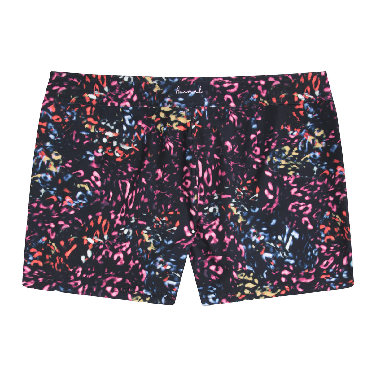 Animal Womens Aurora All-Over Print Board Shorts Jet Black