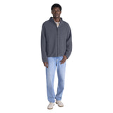 Animal Mens Andy Borg Fleece Jacket Light Grey